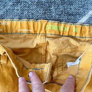 Boys Crewcuts maize corduroys, perfect condition